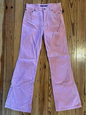 Vintage Y2K 2000’s Pink Corduroy Flare Pants